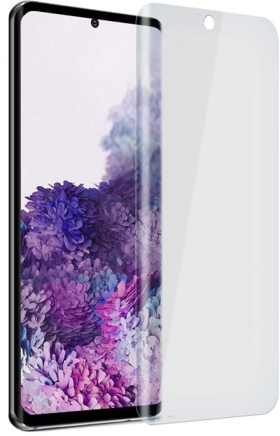 AKASHI Film pour Samsung Galaxy S20 Plus Verre Tremp&eacute; 9H Noir