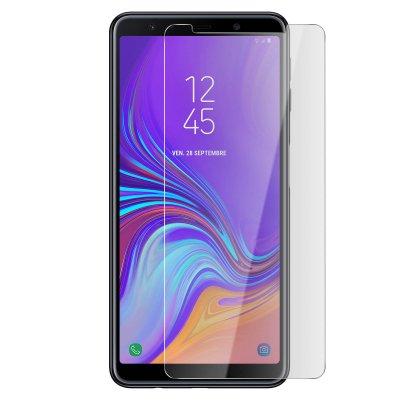 AVIZAR Film Samsung Galaxy A7 2018 Protection &eacute;cran Verre tremp&eacute; 9H 0.33 mm Transparent 