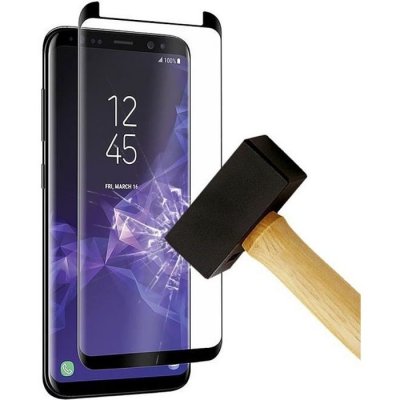 GENERIQUE Film verre tremp&eacute; 4D Noir compatible Samsung Galaxy S9 Plus - Neuf