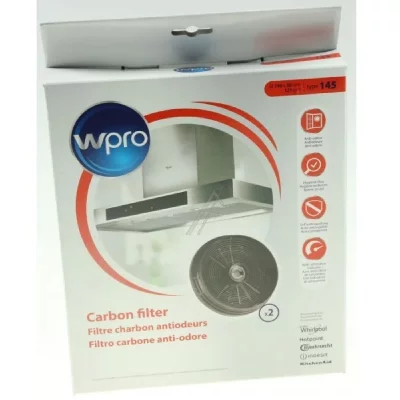 INDESIT Filtre a charbon rond type 145 x2 pour hotte  - h868647