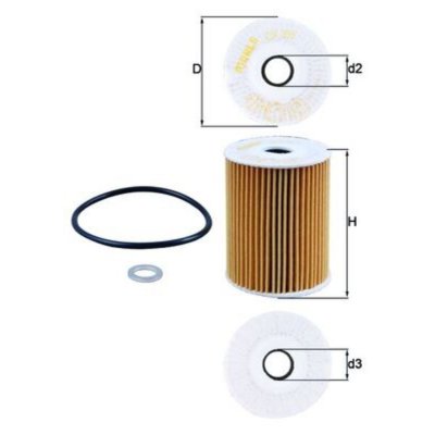 KNECHT Filtre &agrave; huile  FILTER OX 355D