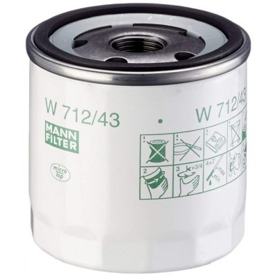 MANN FILTER Filtre a  huile MANN-FILTER W 712/43 (X1)