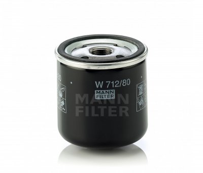 MANN FILTER Filtre a  huile MANN-FILTER W 712/80 (X1)