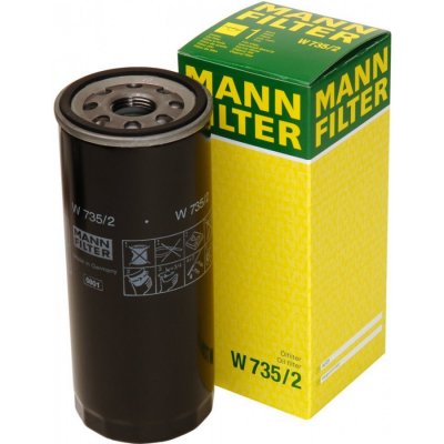 MANN FILTER Filtre a  huile MANN-FILTER W 735/2 (X1)