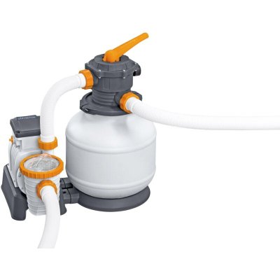 BESTWAY Filtre &agrave; sable  Flowclear&trade; 8 327 L/h pour piscine jusqu'&agrave; 56m3 