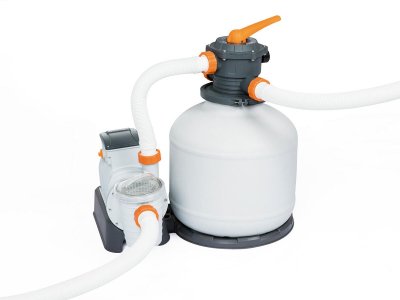 BESTWAY Filtre &agrave; sable piscines de 1100 &agrave; 66 600L avec minuterie de 11355L/h
