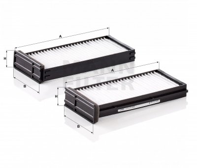 MANN FILTER Filtre, air de l'habitacle MANN-FILTER CU 23 000-2