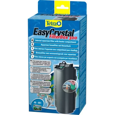 TETRA Filtre d'int&eacute;rieur EasyCrystal Filter Box  pour aquarium D&eacute;bit 300 L/h
