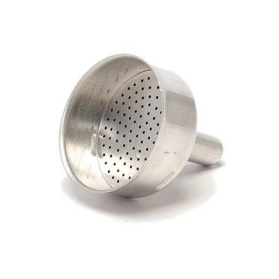 GENERIQUE Filtre entonnoir pour cafeti&egrave;re 6 tasses BIALETTI - Aluminium - Compatible avec caf&eacute; moulu - Gris