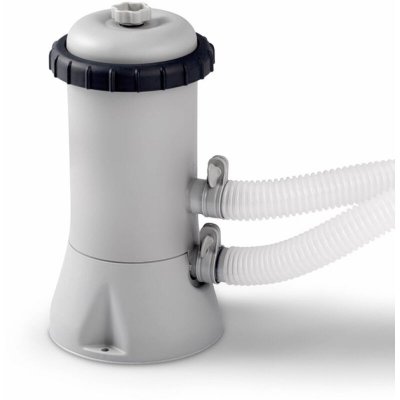 INTEX Filtre &eacute;purateur &agrave; cartouche 2 m&sup3;/h pour piscine 10 m&sup3;  Gris 