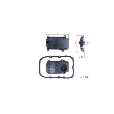 MAHLE Filtre hydraulique, bo&icirc;te automatique KNECHT FILTER HX 187KIT