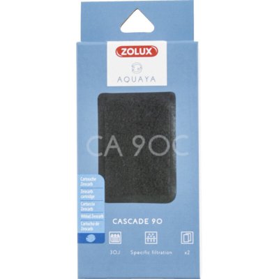CHADOG Filtre pour pompe cascade 90, filtre CA 90 C cartouche zeocarb x 2 pour aquarium.