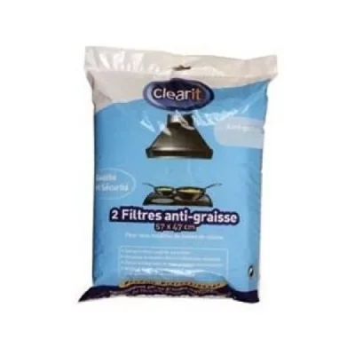 BRANDT FILTRES ANTI GRAISSE 140g/M&sup2; POUR HOTTE 
