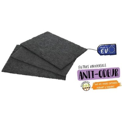  Filtres Anti-odeur Pour Liti&egrave;re Aime - Me Paquet De 3 Filtres