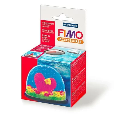 FIMO  Boule de neige, ovale, dimension: (L)70 x (P)52 x (H)55 mm