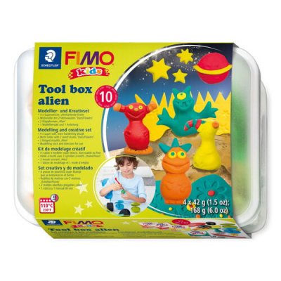 FIMO   Kids Kit De Modelage Tool Box Alien, 10 Pi&egrave;ces