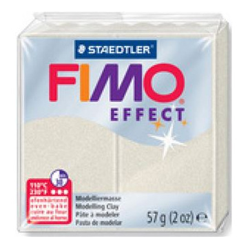 STAEDTLER Fimo fimo p&acirc;te &agrave; modeler effect, &agrave; cuire, 57 g, nacre m&eacute;tallique noir