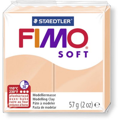STAEDTLER Fimo fimo p&acirc;te &agrave; modeler soft, &agrave; cuire, 57 g, couleur de peau noir