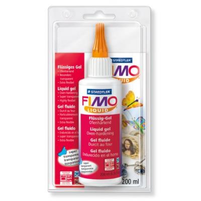 FIMO  Gel d&egrave;coratif Liquid, transparent, durcit au four,200ml
