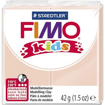 STAEDTLER Fimo Kids p&acirc;te &agrave; modeler pour enfants 42 grammes rose saumon