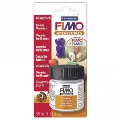 STAEDTLER Fimo Laque FIMO&reg;, brillant transparent, 35ml- - P&acirc;te &agrave; modeler