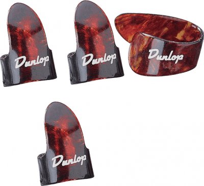 DUNLOP Finger & Thumb Players Pack medium, 1 Thumb,3 Onglets