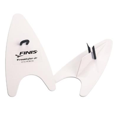 FINIS  Paddles de natation pour Enfant Freestyler Blanc, Junior