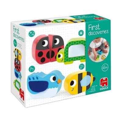 GOULA First discoveries quatre animaux en bois 59451