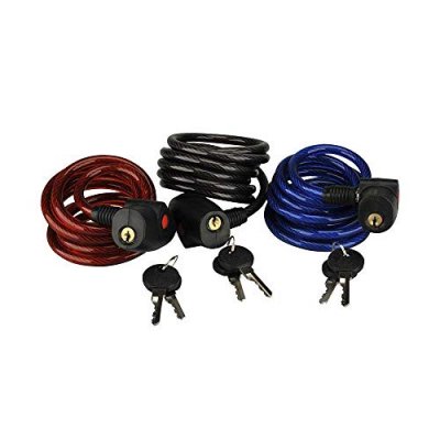 FISCHER  C&acirc;ble antivol pour v&eacute;lo Family, longueur: 1.800 mm