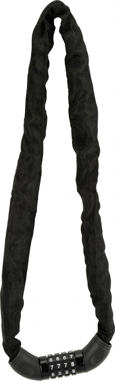 UNITEC FISCHER Cha&icirc;ne antivol pour v&eacute;lo &agrave; combinaison, L: 900 mm
