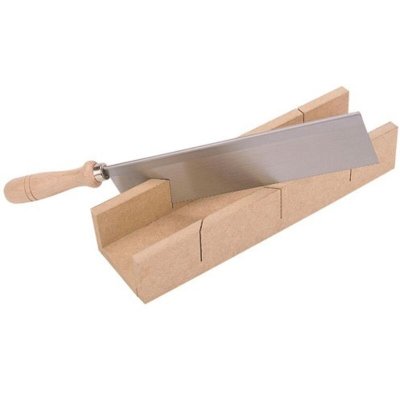 FISCHER DAREX  Bo&icirc;te &agrave; onglet - bois - 300 mm + scie &agrave; dos 
