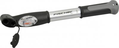 FISCHER  Fahrrad 85573 Noir, Argent Pompe &agrave; main, Pompe &agrave; air