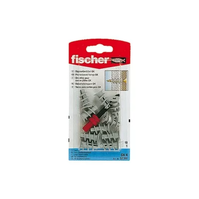 FISCHER  - lot de 10 Fixations pour carton-pl&acirc;tre gk