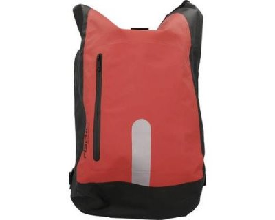 FISCHER  Sac &agrave; Dos imperm&eacute;able pour Porte-Bagages Mixte Noir/ Rouge 23L