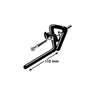 FISCHER  - Support universel ut M&eacute;tal 1 pc(s)