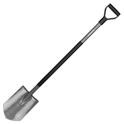 FISKARS  B&ecirc;che m&eacute;tal &agrave; bout pointu ergonomique