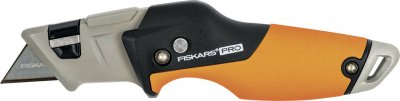 FISKARS  Carbonmax Folding Utility Knife Argent&eacute;