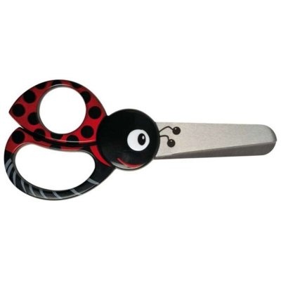 FISKARS  Ciseaux animaux pour enfants, L: 13 cm, Coccinelle, 1pi&egrave;ce- -