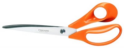FISKARS  Ciseaux droitiers bouts pointus 25 cm oranges
