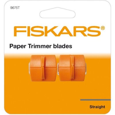 FISKARS  Lames Triple Track pour coupeur de papier , 2pi&egrave;ces- -