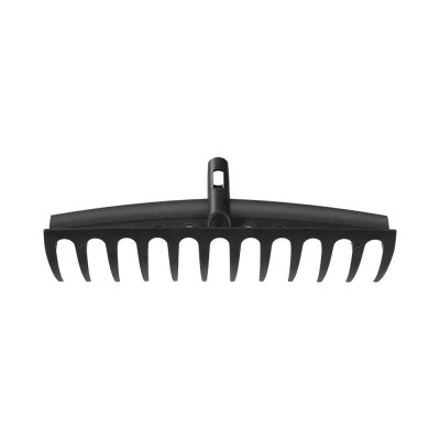 FISKARS  Solid Universal Garden Rake Head Argent&eacute;