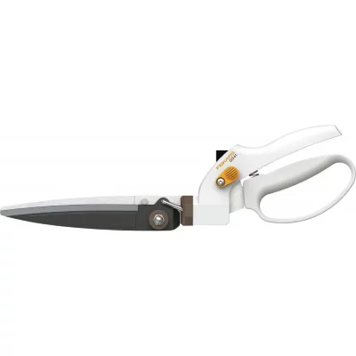 FISKARS  White Grass Shear Gs41 Garden Scissors Argent&eacute;