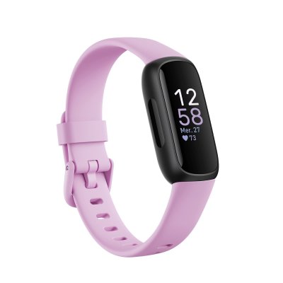 FITBIT  Inspire 3 Brassard tracker d&acute;activit&eacute; Noir, Lilas - Neuf