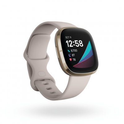 FITBIT  Sense - Blanc Lunaire