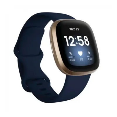 FITBIT  Versa 3 - Or et Bleu Nuit