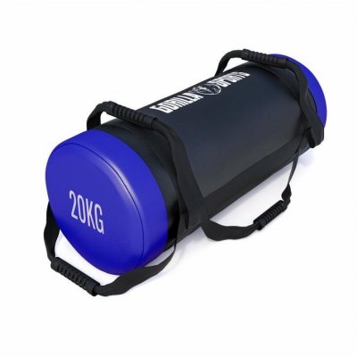 GORILLA SPORTS Fitness bag noir/bleu - Sac lest&eacute; 20kg