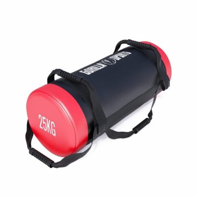 GORILLA SPORTS Fitness bag noir/rouge  - Sac lest&eacute; 25kg