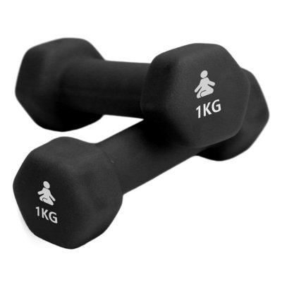 FITPADDY  DB2X1BK halt&egrave;re Halt&egrave;re au poids fixe 2 kg 2 pi&egrave;ce(s)