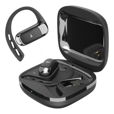 FITPADDY  Sportivi Open-ear Casque Sans Fil Crochets Auriculaires Appels/musique Noir