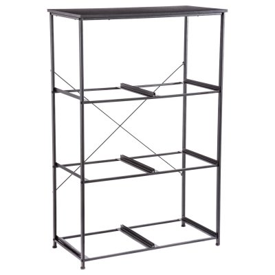 Five - Etag&egrave;re en m&eacute;tal Mix n' modul - H. 104,5 - Noir - Mix n' modul